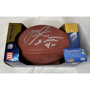 Mike Alstott Offical Super Bowl XXXVII 37 NFL Football On‎ Field Wilson w/COA